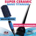 RIÈ Salon Pro Kit 01 Escova Super Ceramic Nano Titanium 64 mm + 1 Pincel