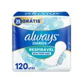 Protetor Diário Always Sem Perfume Respirável