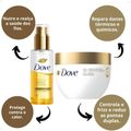 Kit Dove Bond Intense Repair: Máscara 250g e Óleo Sérum Bifásico 110ml