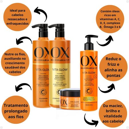 Kit-Ox-Mari-Maria-Hair-Vita-Glow:-Shampoo-+-Condicionador-+-Máscara-+--Leave-In--4