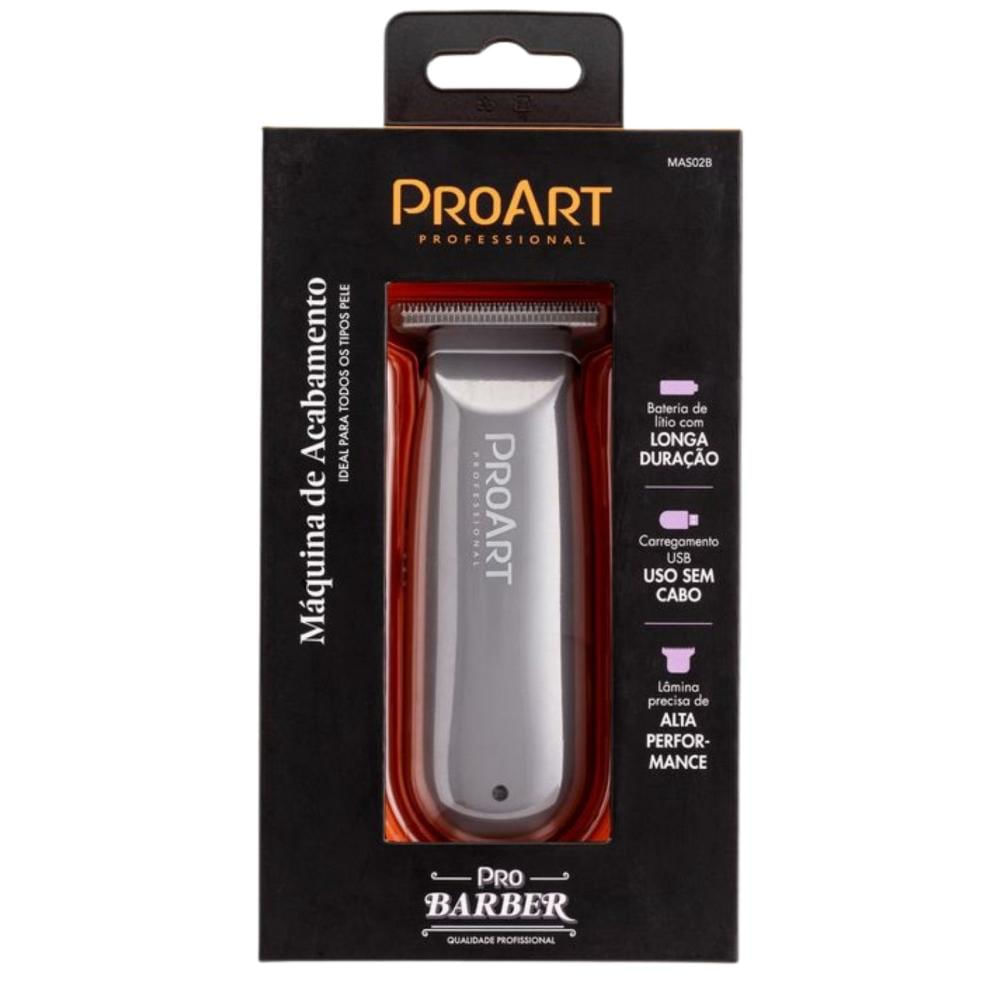 Máquina De Acabamento ProArt ProBarber Cinza MAS02B