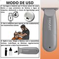Máquina De Acabamento ProArt ProBarber Cinza MAS02B