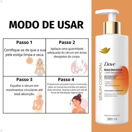 Kit-Dove-Niacinamida-+-Uniformizador:-3-Sérum-Corporal-Hidratante-380ml--5