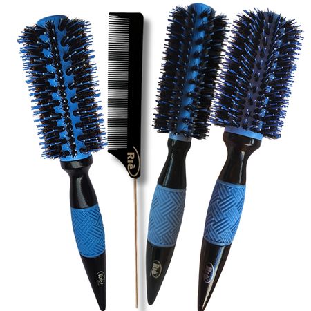 RIÈ-Salon-Pro-Kit-3-Escova-Super-Ceramic-Nano-Titanium-47mm,-57mm-e-64mm-+-1-Pente--1