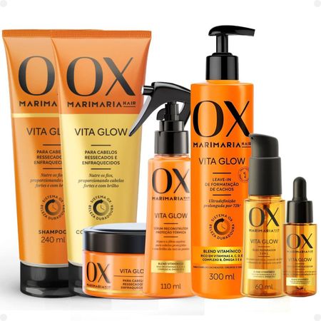 Kit-Ox-Mari-Maria-Hair-Vita-Glow:-Shampoo-+-Condicionador-+-Máscara-+-Sérum-+--Leave-In-+-Óleo-+-Tônico--1