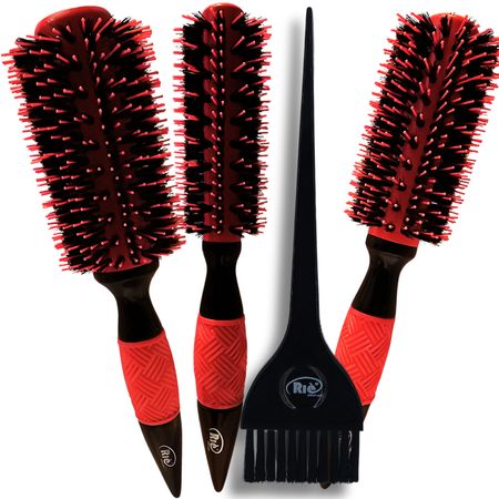 RIÈ-Salon-Pro-Kit-3-Escovas-Vulcan-Ceramic-Red-Ion-Technology-47mm,-57mm,-64mm-+-1-Pincel--1