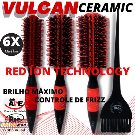 RIÈ-Salon-Pro-Kit-3-Escovas-Vulcan-Ceramic-Red-Ion-Technology-47mm,-57mm,-64mm-+-1-Pincel--8