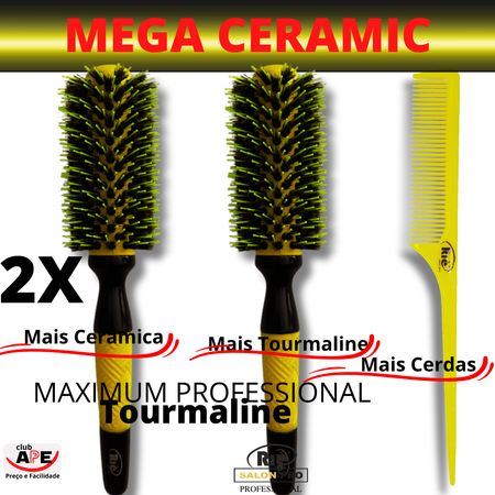 RIÈ-Salon-Pro-Kit-2-02-Escovas-Mega-Ceramic-Tourmaline-57-mm-+1-Pente--5