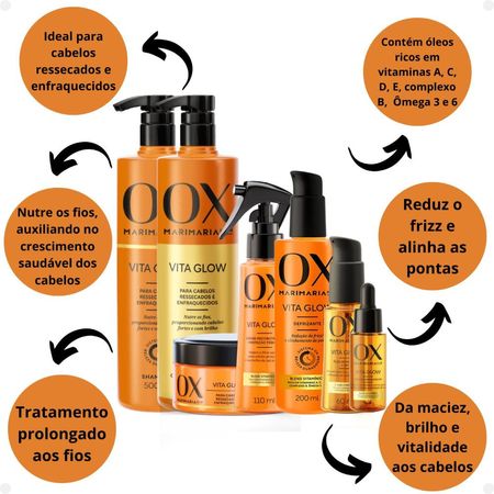 Kit-Ox-Mari-Maria-Hair-Vita-Glow:-Shampoo-+-Condicionador-+-Máscara-+-Sérum-+-Defrizante-+-Óleo-+-Tônico--2