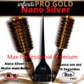 RIÈ Salon Pro Kit 2 Escova INFINITI Pro Gold  Nano Silver  47mm, 64mm + 1 Pincel