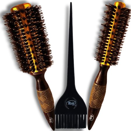 RIÈ-Salon-Pro-Kit-2-Escova-INFINITI-Pro-Gold--Nano-Silver--47mm,-64mm-+-1-Pincel--1