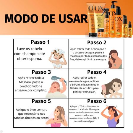 Kit-Ox-Mari-Maria-Hair-Vita-Glow:-Shampoo-+-Condicionador-+-Máscara-+-Sérum-+-Leave-In-+-Defrizante-+-Óleo-e-Tônico--6