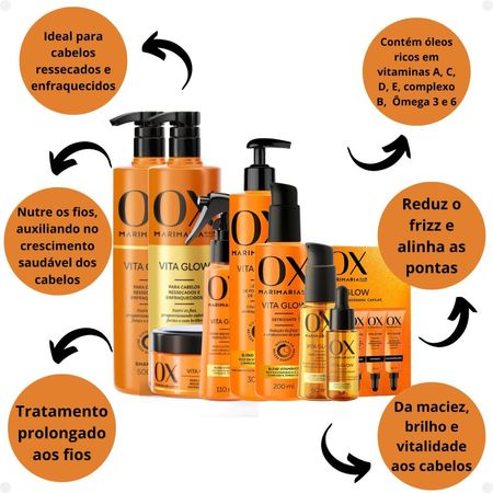 Kit-Ox-Mari-Maria-Hair-Vita-Glow:-Shampoo-+-Condicionador-+-Máscara-+-Ampola-+-Sérum-+-Leave-In-+-Defrizante-+-Óleo-+-Tônico--2