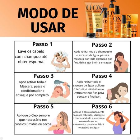 Kit-Ox-Mari-Maria-Hair-Vita-Glow:-Shampoo,-Condicionador,-Máscara,-Ampola,-Sérum,-Leave-In,-Defrizante,-Óleo-e-Tônico--6