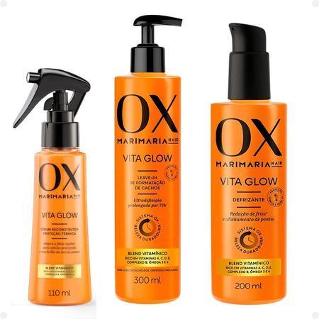 Kit-Ox-Mari-Maria-Hair-Vita-Glow:-Shampoo,-Condicionador,-Máscara,-Ampola,-Sérum,-Leave-In,-Defrizante,-Óleo-e-Tônico--4