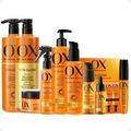 Kit Ox Mari Maria Hair Vita Glow: Shampoo, Condicionador, Máscara, Ampola, Sérum, Leave-In, Defrizante, Óleo, Tônico e Alinhador de Fios