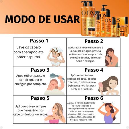 Kit-Ox-Mari-Maria-Hair-Vita-Glow:-Shampoo,-Condicionador,-Máscara,-Ampola,-Sérum,-Leave-In,-Defrizante,-Óleo,-Tônico-e-Alinhador-de-Fios--6