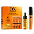 Kit Ox Mari Maria Hair Vita Glow: Shampoo, Condicionador, Máscara, Ampola, Sérum, Leave-In, Defrizante, Óleo, Tônico e Alinhador de Fios