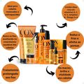 Kit Ox Mari Maria Hair Vita Glow: Shampoo, Condicionador, Máscara, Ampola, Sérum, Leave-In, Defrizante, Óleo, Tônico e Alinhador de Fios