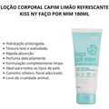 Loção Corporal Capim Limão Refrescante Kiss Ny Faço Por Mim 180ml