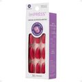 Unhas Autocolantes Amendoada Kiss Ny imPress Urban Magenta