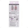 Unhas Autocolantes Amendoada Kiss Ny imPress Urban Magenta