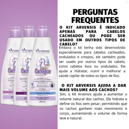 Kit-Arvensis-Cachinhos-Naturais-Cabelos-Crespos-e-Crespíssimos:-Shampoo-300ml,-Condicionador-300ml-e-Ativador-de-Cachos-300ml--4