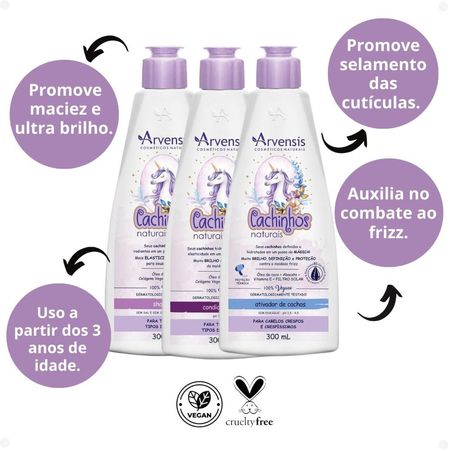 Kit-Arvensis-Cachinhos-Naturais-Cabelos-Crespos-e-Crespíssimos:-Shampoo-300ml,-Condicionador-300ml-e-Ativador-de-Cachos-300ml--2