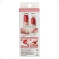 Unhas Autocolantes Quadrado Curto Kiss Ny imPress Successful Rose