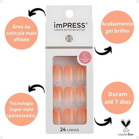 Unhas-Autocolantes-Quadrado-Curto-Kiss-Ny-imPress-Peach-Perfect--2