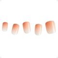 Unhas Autocolantes Quadrado Curto Kiss Ny imPress Peach Perfect