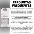 Unhas Postiças Curta Kiss Ny Gel Fantasy Magnetic Nail Crystal