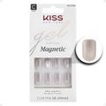 Unhas Postiças Curta Kiss Ny Gel Fantasy Magnetic Nail Crystal