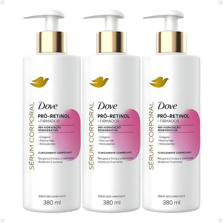 Kit-Dove-Pró-Retinol-+-Firmador:-3-Sérum-Corporal-Hidratante-380ml--1