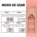 Unhas Autocolantes Bailarina Kiss Ny imPress Bare But Better Real World