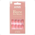 Unhas Postiças Curta Kiss Ny imPress Bare But Better So Natural