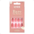 Unhas Postiças Média Kiss Ny imPress Bare But Better Nude Nude