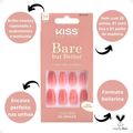 Unhas Postiças Média Kiss Ny imPress Bare But Better Nude Nude