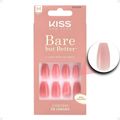 Unhas Postiças Média Kiss Ny imPress Bare But Better Nude Nude