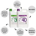 Kit Água Oxigenada Beira Alta 30 Volumes + 40 Volumes 4l