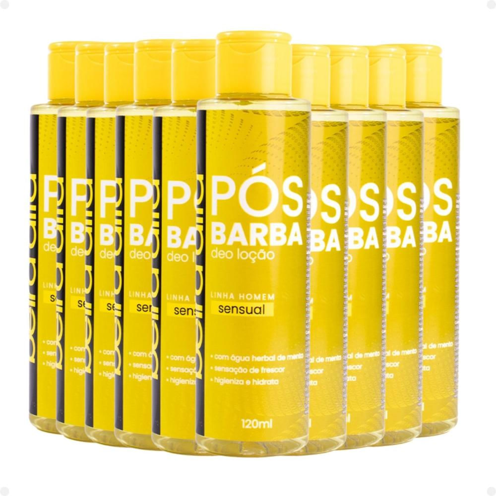 Kit Deo Loção Beira Alta Pós Barba Homem Seduction Com 10 120ml