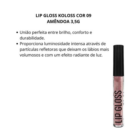 Lip-Gloss-Koloss-Cor-09-Amêndoa-3,5g--2