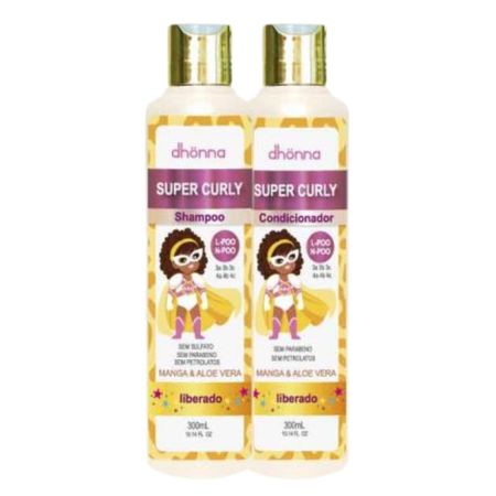 Duo-Shampoo-e-Condicionador-Super-Curly---Dhonna-|-Cachinhos-macios,-brilhantes-e-livres-de-ressecamento--1
