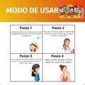 Kit Cia da Natureza Mônica Kids Cabelos Finos e Delicados: Shampoo, Condicionador, Creme Para Pentear e Colônia Splash