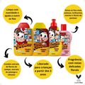Kit Cia da Natureza Mônica Kids Cabelos Finos e Delicados: Shampoo, Condicionador, Creme Para Pentear e Colônia Splash