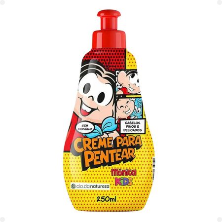 Kit-Cia-da-Natureza-Mônica-Kids-Cabelos-Finos-e-Delicados:-Shampoo,-Condicionador-e-Creme-Para-Pentear--5