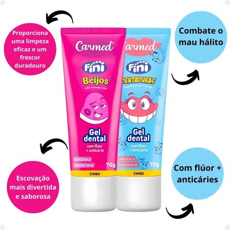 Kit-Gel-Dental-Carmed-Fini:-Beijos-e-Dentaduras-70g--2