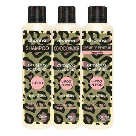 Trio-Crespos-Shampoo,-Condicionador-e-Creme-De-Pentear---Dhonna--1