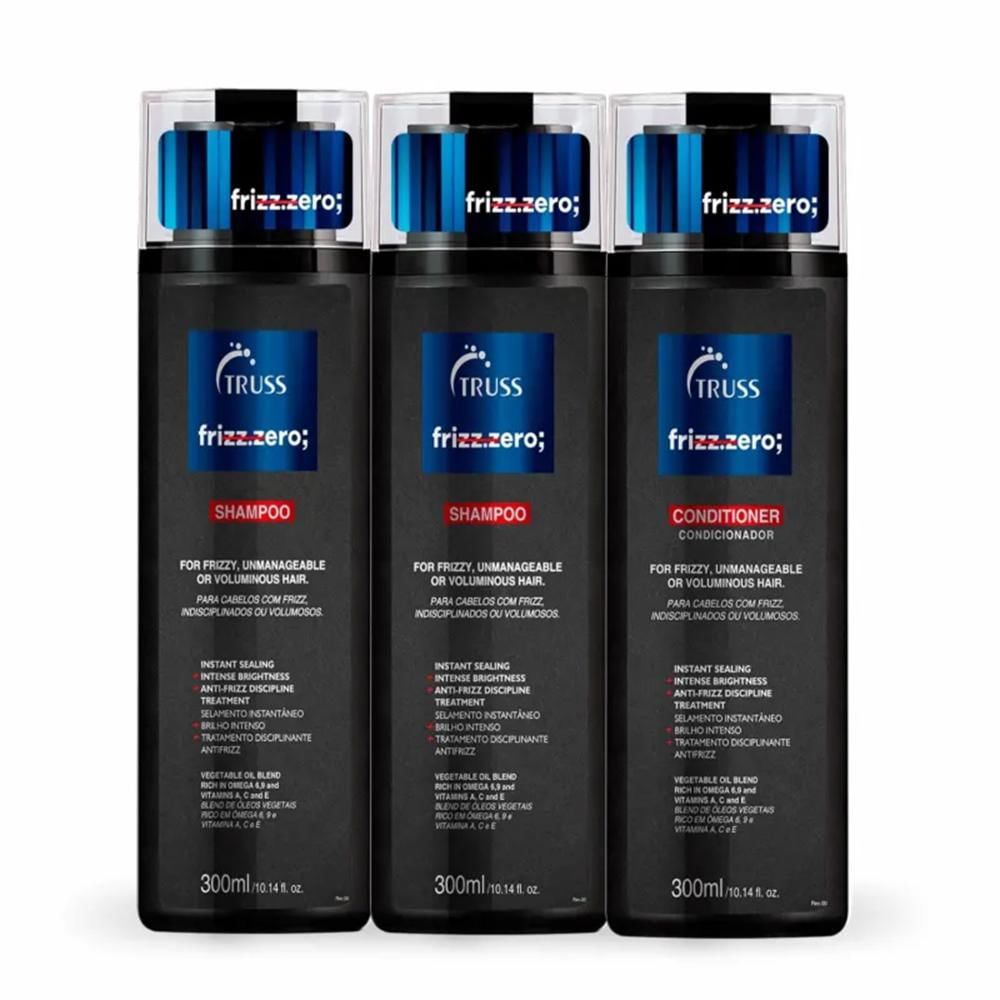 Kit Truss Frizz Zero - Shampoo 2x300ml+ Condicionador 300ml