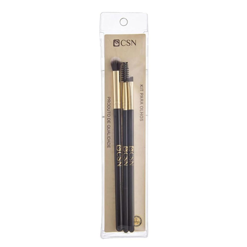 Kit Pincel Para Maquiagem Rubys Cns C/3